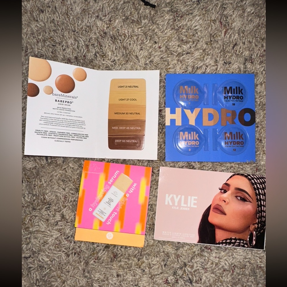 4 piece beauty sample size